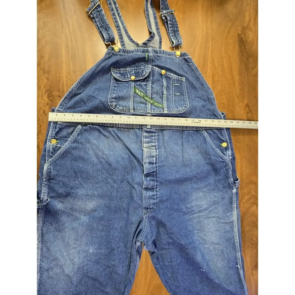 Vintage Key Imperial Overalls 48 X 36